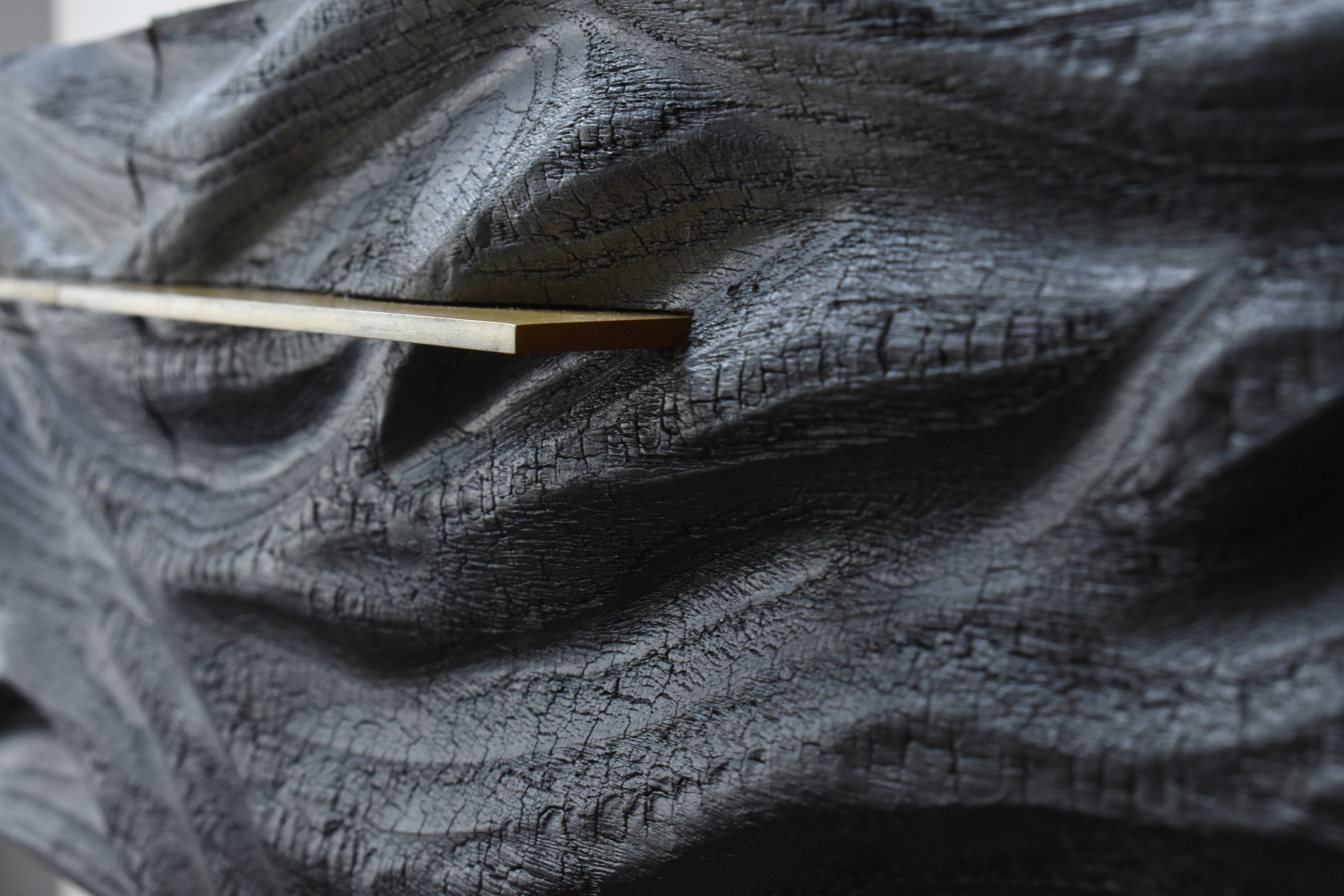 Yakisugi texture closeup