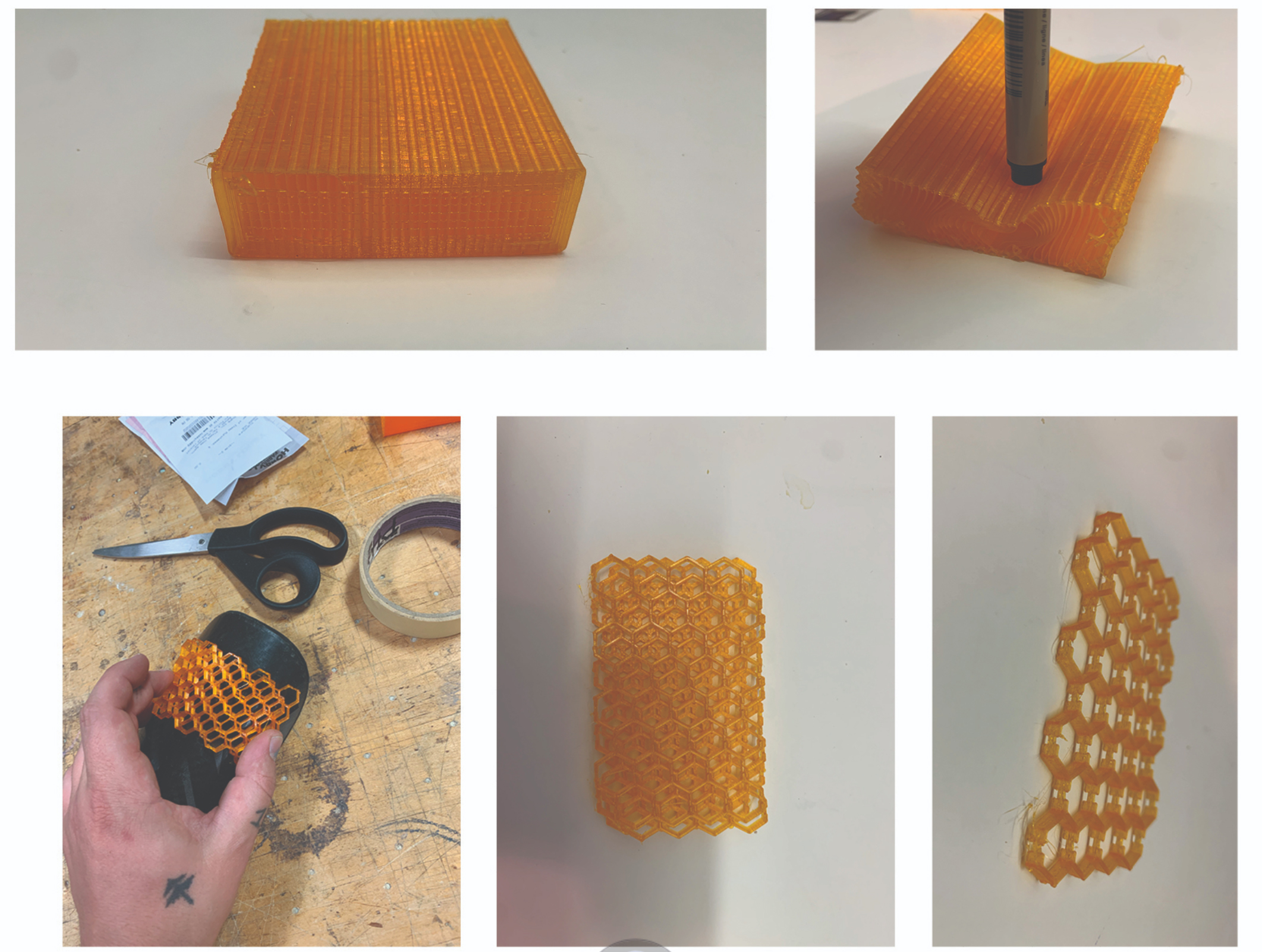 Lattice fabrication tests